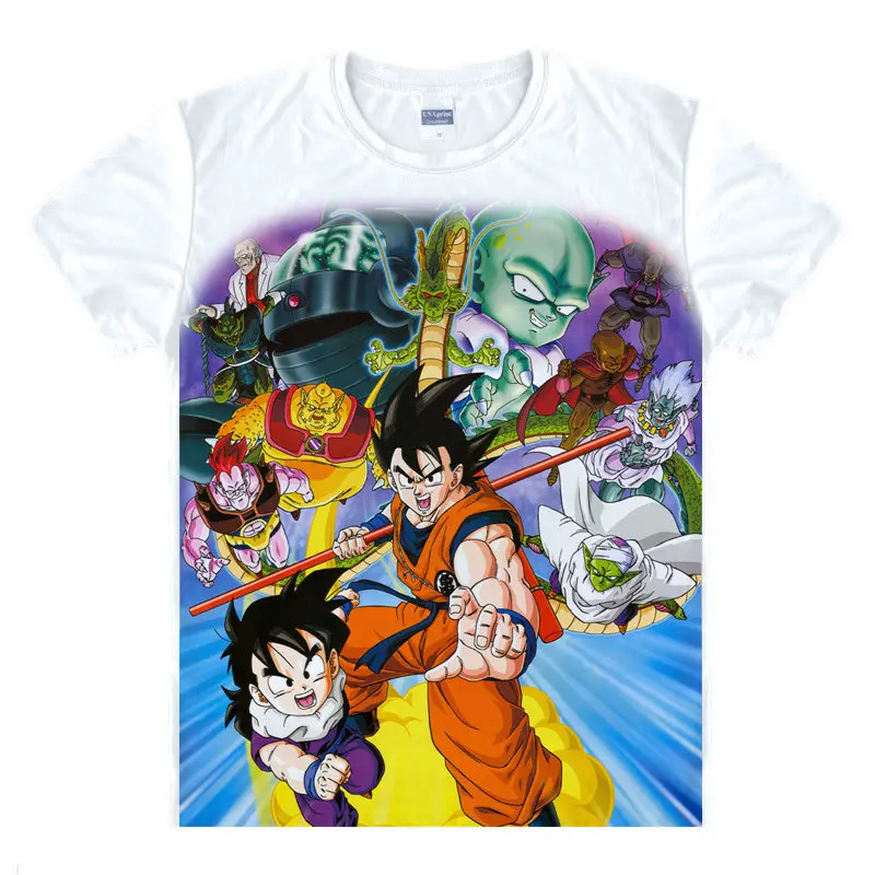 DRAGON BALL T Shirt Piccolo Shirt men's 3D print T shirts Anime Tees