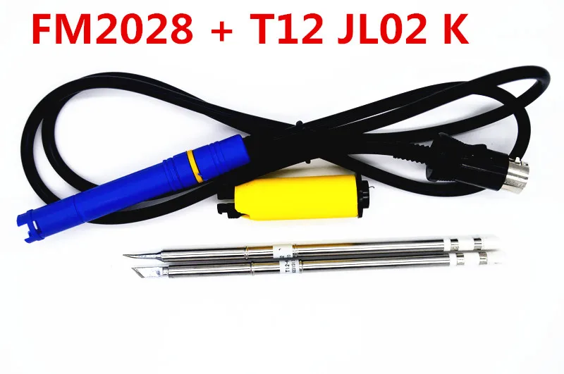 Novfix FM2028 T12 паяльная ручка 8 PIN с Веллер наконечник для HAKKO FX951 электронный припой