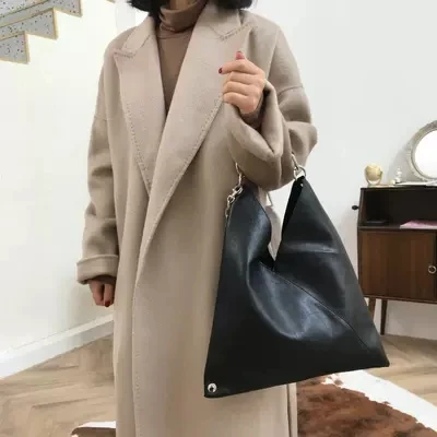 

HOT European style retro handbags Fashion New High-quality PU leather Women's Designer Handbag Big Tote bag Chain shoulder bag