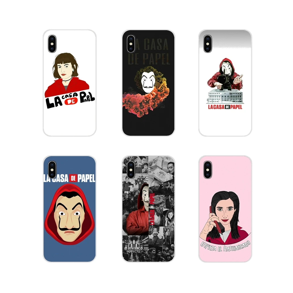 Испания ТВ La Casa de papel для Motorola Moto X4 E4 E5 G5 G5S G6 Z Z2 Z3 G G2 G3 C Play Plus Аксессуары чехлы