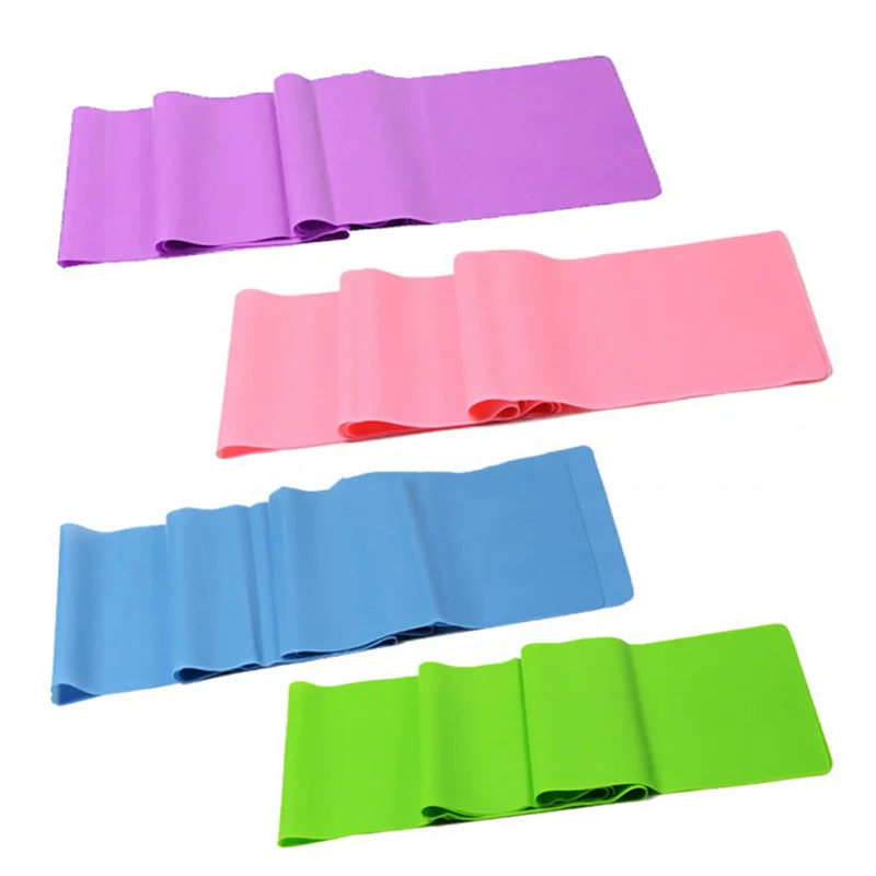 Yoga Stretch Strap Resistance Bands Loop Elastic Gym Exercise Resistance Strap Ankle Bands Resistance Fitness Bands