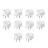 10Pcs 9-pin Outlet Electronic Tube Ceramic Sockets Gold Plated Tube Holder Audio Accessories ► Photo 2/6