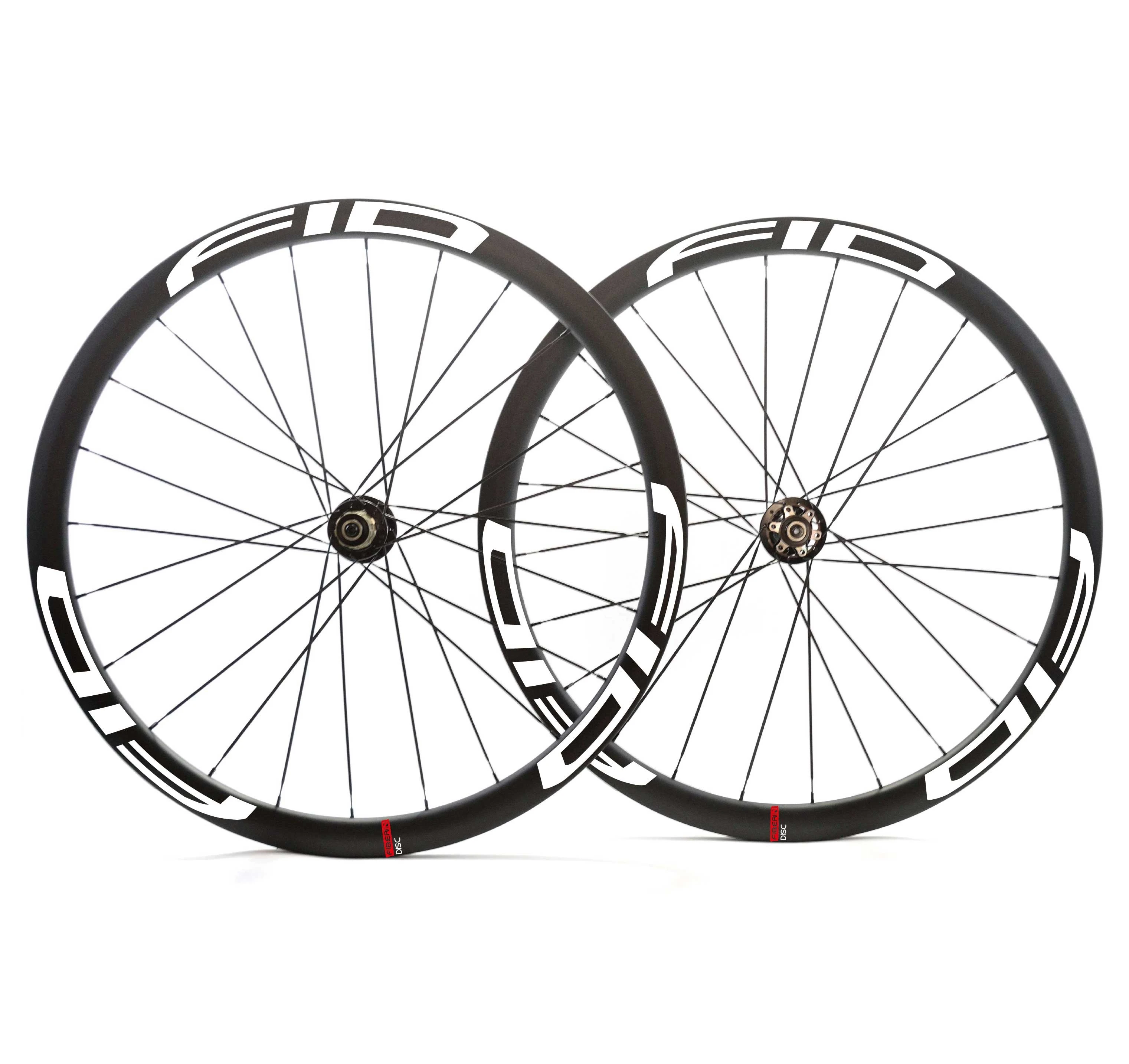 Best Bicycle 700C 35mm Clincher Carbon Wheelset Disc Brake 24/24 H Wheels Road Cyclocross Bike Bicycle Disc brake GRAVEL WHEELS 5