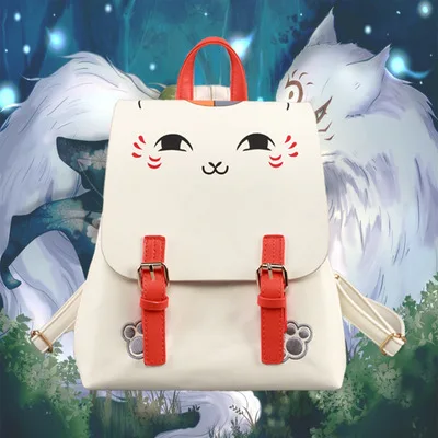 

Anime Natsume Yuujinchou Cosplay Cute male and female student bags casual fashion backpack child birthday gift