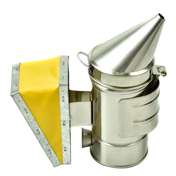 

301 Stainless Steel Bee Smoke Maker Manual Bee Hive Transmitter Kit Beekeeping Tool High Qualituy Beekeeping Equipment
