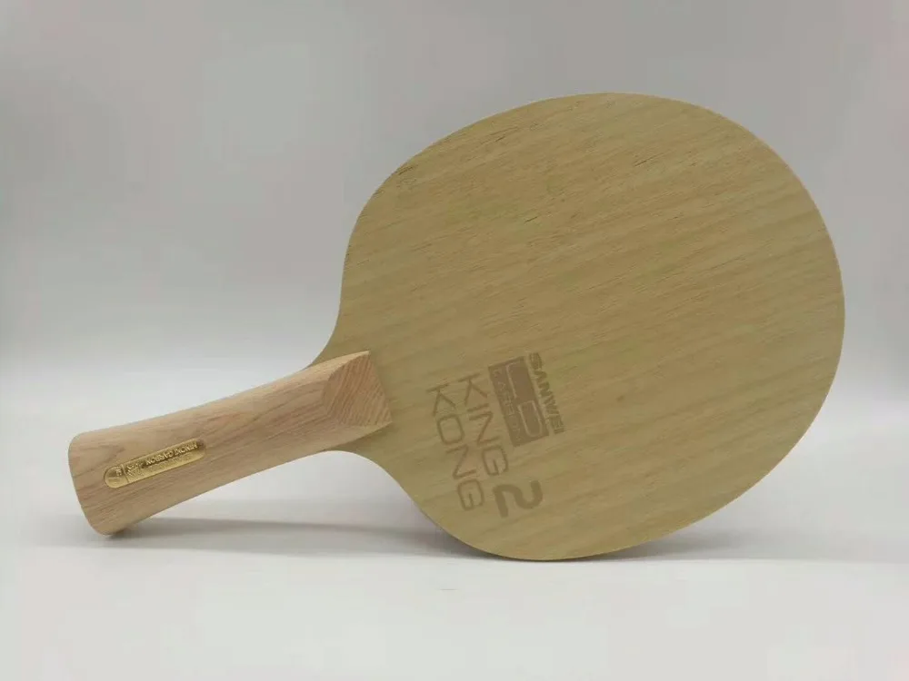 Ракетка для настольного тенниса Sanwei KING KONG 2 KINGKONG 5 + углеродная Cypress Handle OFF T88 ULTRA SPIN
