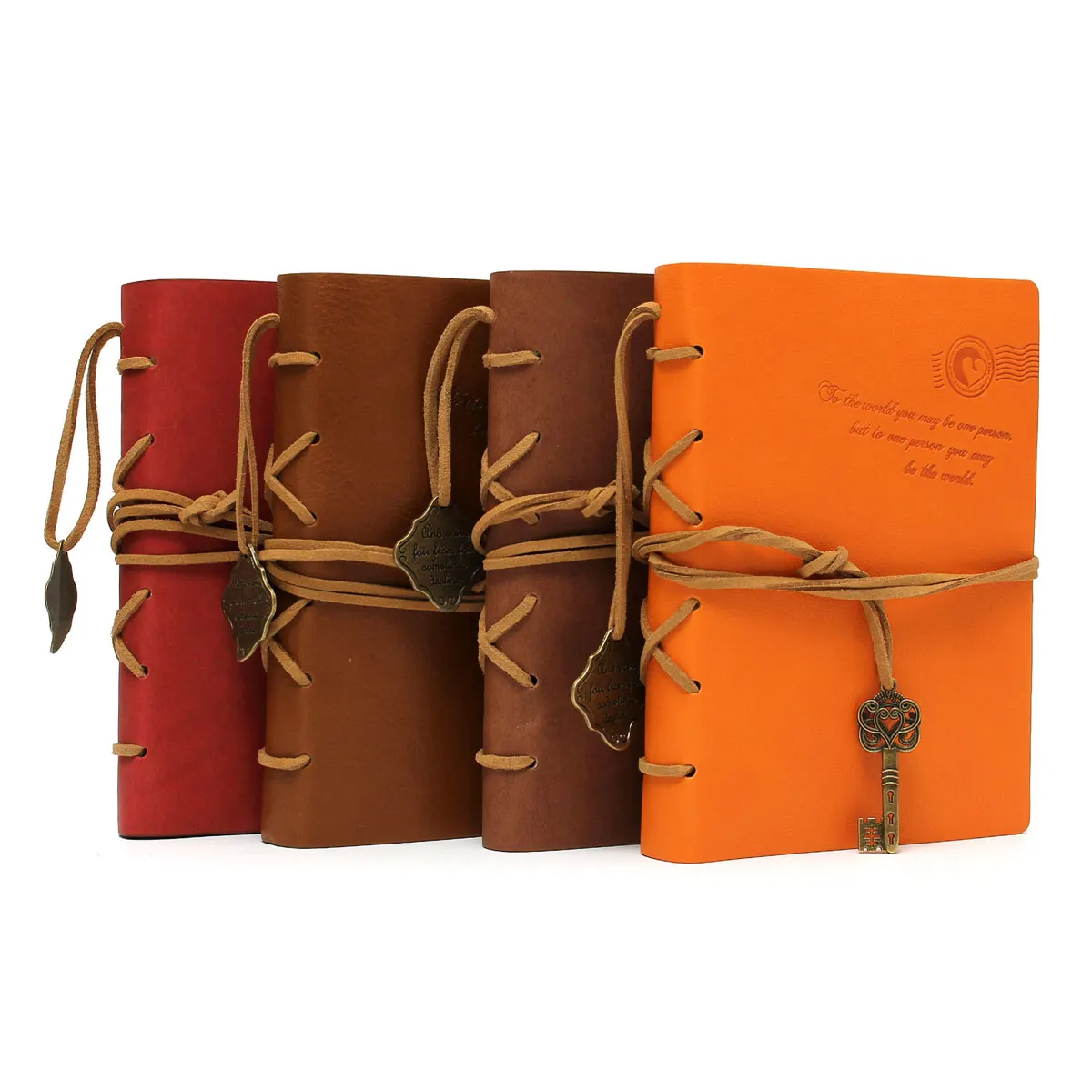 

KICUTE Retro Vintage PU Leather Blank-Pages Journal Diary Notebook Sketchbook Gift Notebooks & Writing Pads Notebook