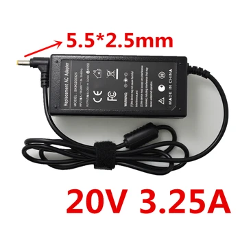 

HSW FOR LENOVO 20V 3.25A 5.5*2.5 FOR IdeaPad U300,U300e,U310,U400,U410 Z470,Z570,Z575 V470,V570