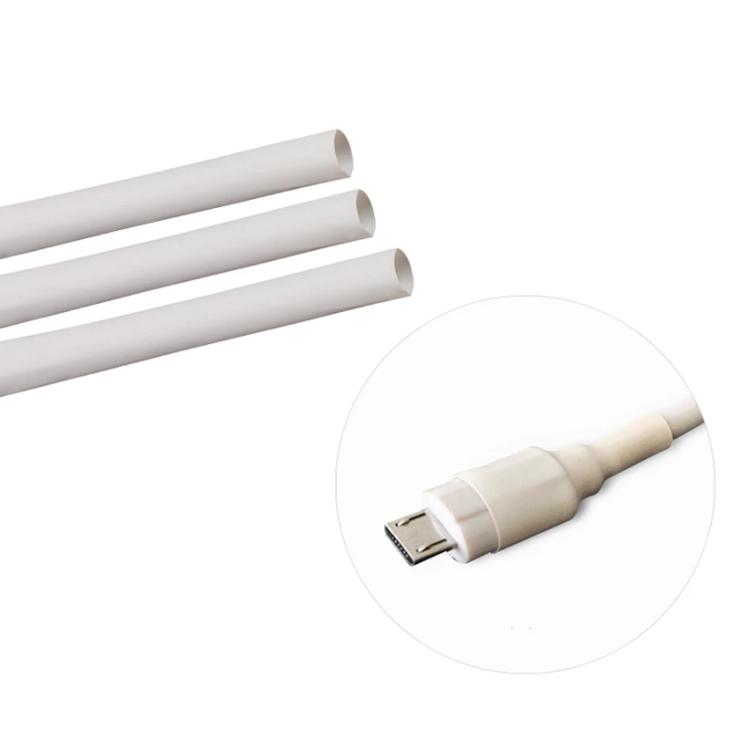 2pcs Universal Heat Shrink Tube Saver Cover For iPhone Lightning