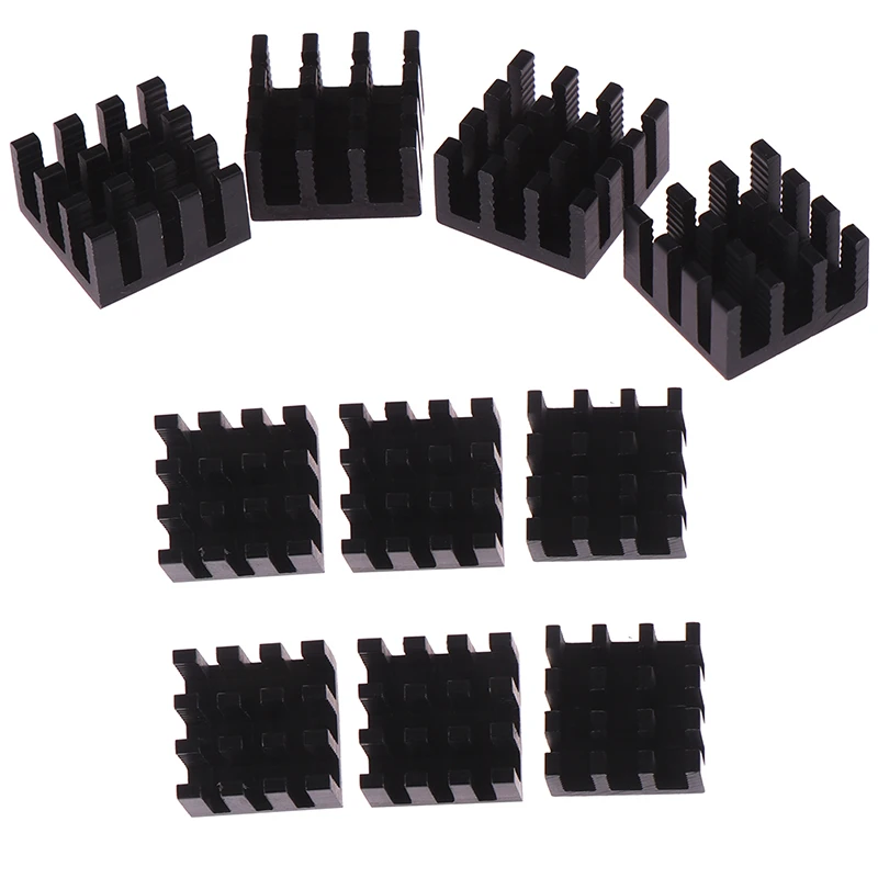 10pcs Computer Cooler Radiator Aluminum Heatsink Heat sink for Electronic Chip Heat dissipation Cooling Pads 14*14*8mm
