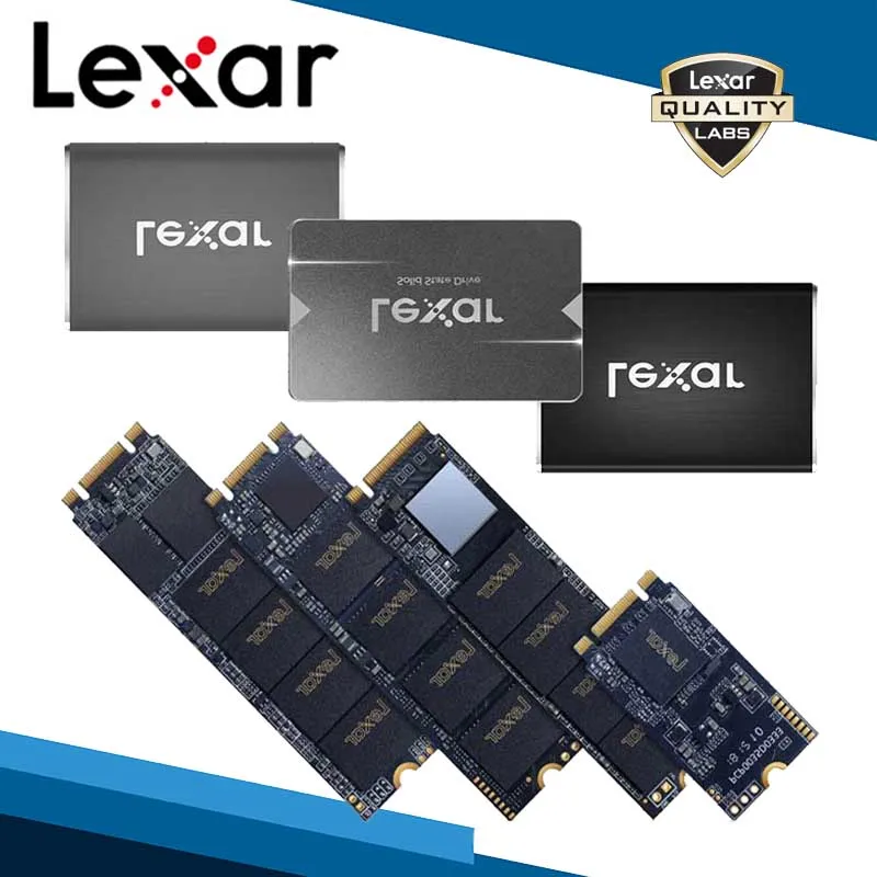 Lexar Solid State Drive NM500 NM520 NM600 NS100 SL100 Pro Internal External Storage SSD 128G 256G 512G 240G 480G 500GB 1TB SSD