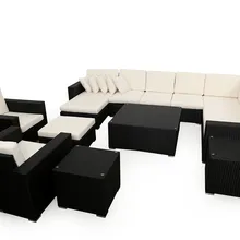 Высокого класса Синтетический ротанговый садовый линии патио мебель используется мебель для бассейна у гостиницы