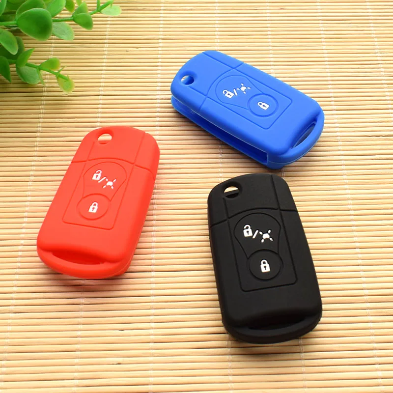 Black Silicone Cover Remote Key Protector For SSANGYONG Actyon SUV Kyron Rexton