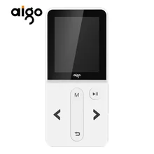 Aigo 207 Fashion Portable MP3 Player 1.8″ TFT Screen Display Rechargeable Music Player Support Audio Video Perfect Gifts