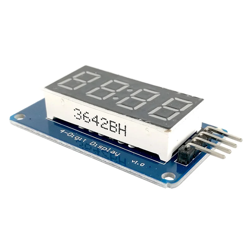 MCIGICM 4 битный цифровой трубчатый светодиодный дисплей модуль с часами TM1637 Raspberry