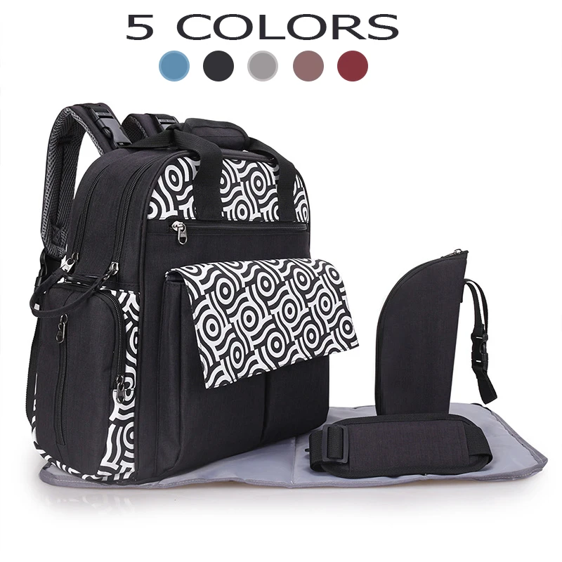 

Diaper Bags Baby Care Nappy Changing Bag Fashion Maternity Backpack Mummy Organizer For Mom and Dad Mother & Kids