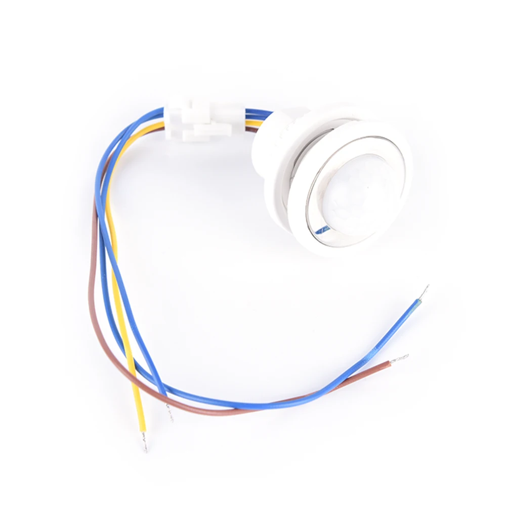 Adjustable 26mm LED PIR Detector Infrared Motion Sensor Switch w/Time Delay