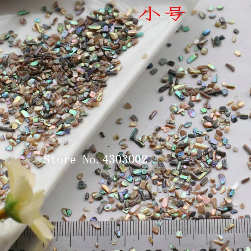 

100g/lot Natural Crushed Abalone Shell Mother of Pearl shell for DIY Jewelry Crushed Shell MOP Pearl shell for fake nails