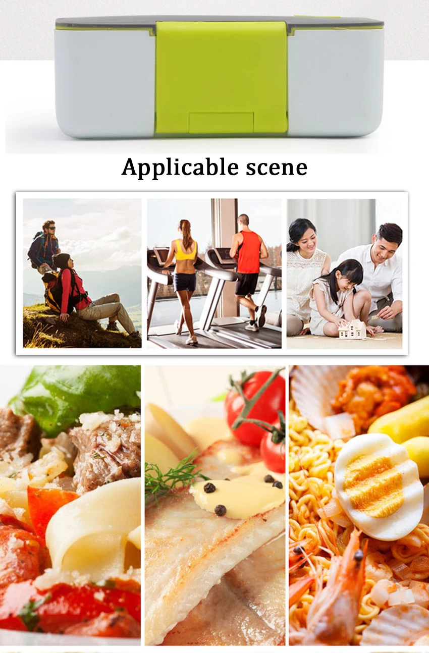 LIYIMENG 650ML Creative Phone Stand Lunch Box  Microwave Heating Portable Dinner LunchBox For Kids Picnic Office Workers School25