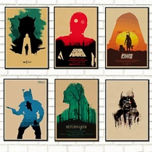 Винтаж Звездные войны плакат ретро искусство классический дом Украшенные Звездные войны крафт-плакаты наклейки на стену/5009