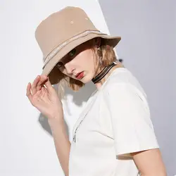 2019 Новая мода шляпа рыбака сезон: весна–лето Для женщин шапка для Для мужчин Для женщин шляпа для путешествия Хлопок Женский унисекс шляпа