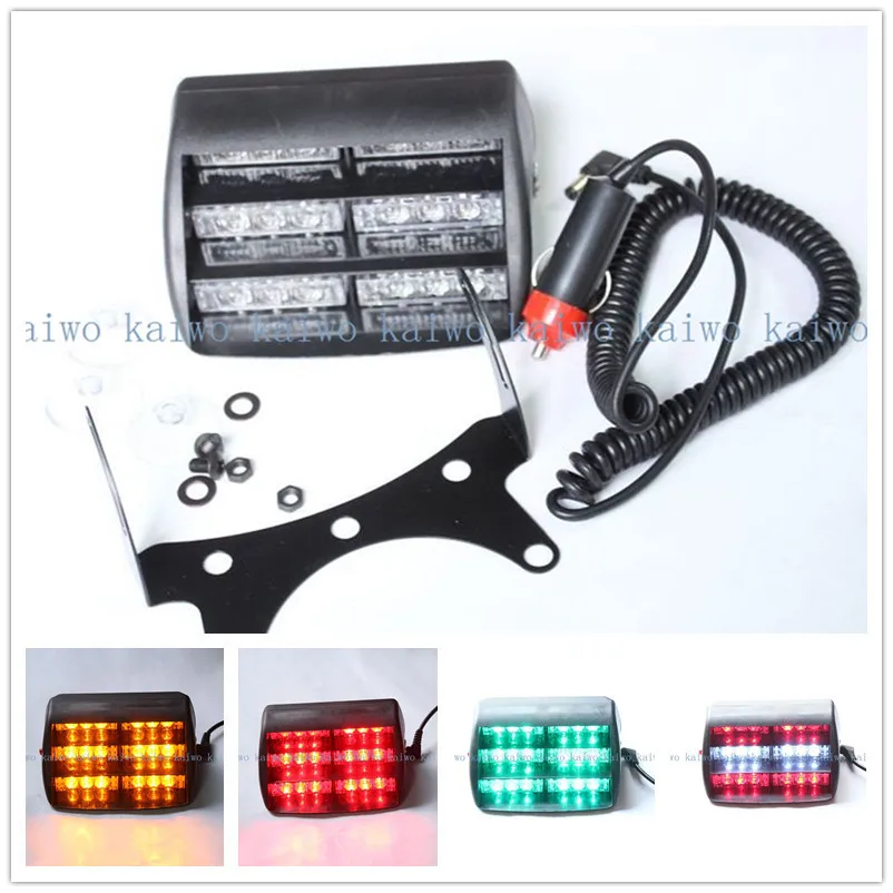free shipping 51034 18LED Car security warning light Police EMS strobe