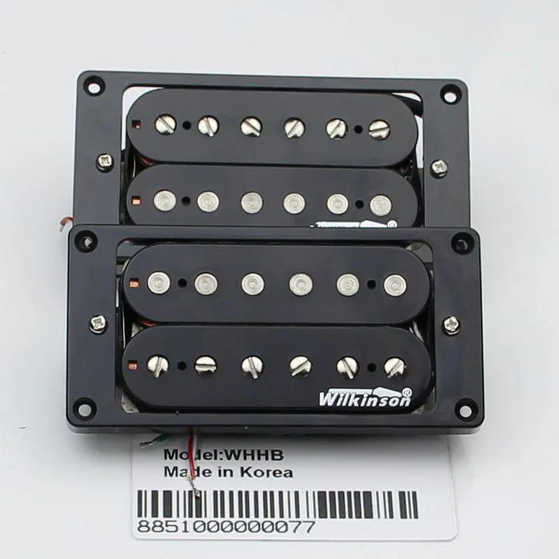Nuovo Wilkinson Humbucker Pickup Per Chitarra Set Whhb Amp Bridge Alnico 5
