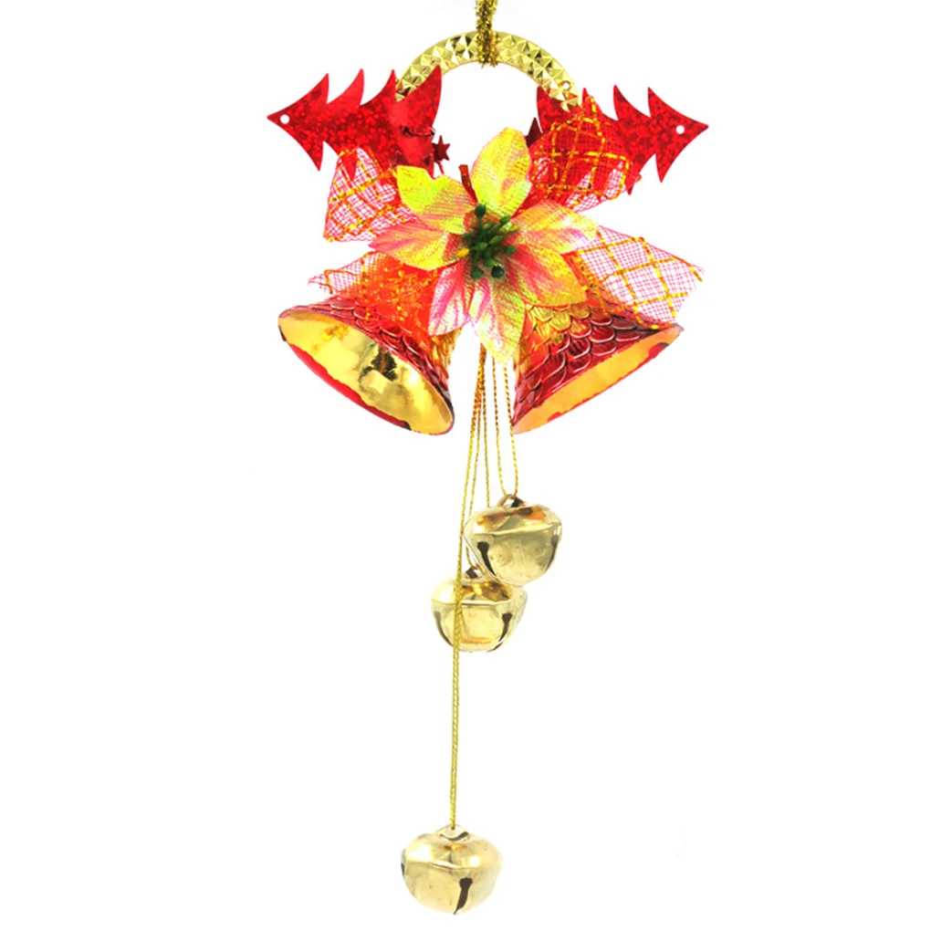 Bells Hanging Ornament Decor Pendants Christmas Tree Baubles Cristmas