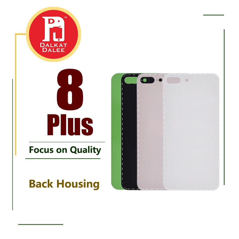 

Back Glass Battery Housing Cover Rear Door Case Replacement For Apple iPhone 8 Plus with Adhesive Repair Spare Parts