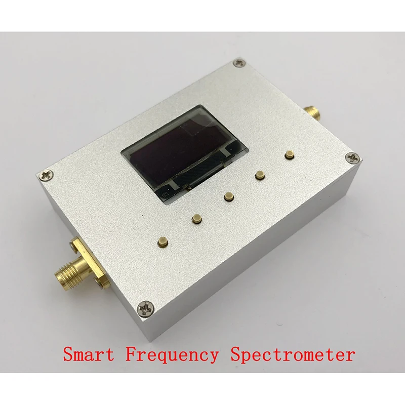 Анализатор частоты с РЧ-источником ручной простой анализатор спектра 10-6000 МГц измеритель мощности умный Частотный спектрометр