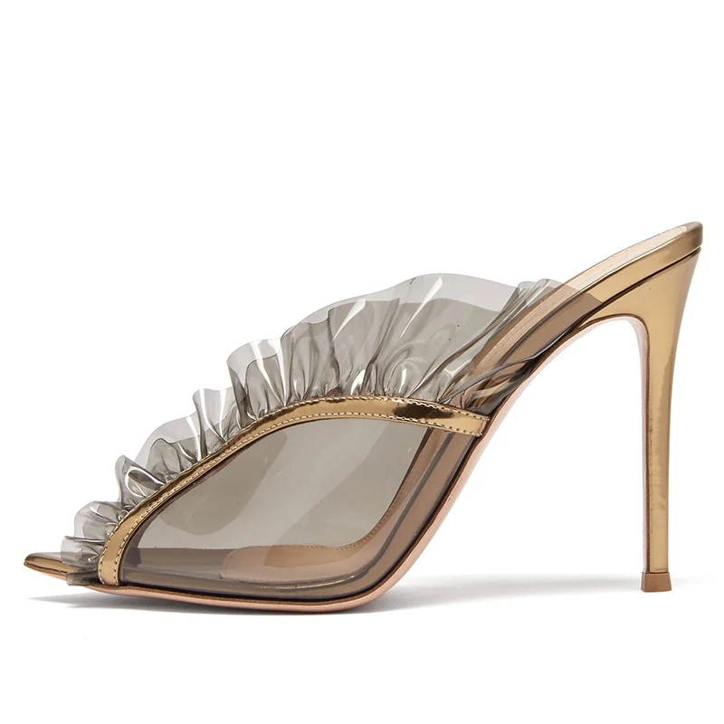 clear  Ruffle heels (1)