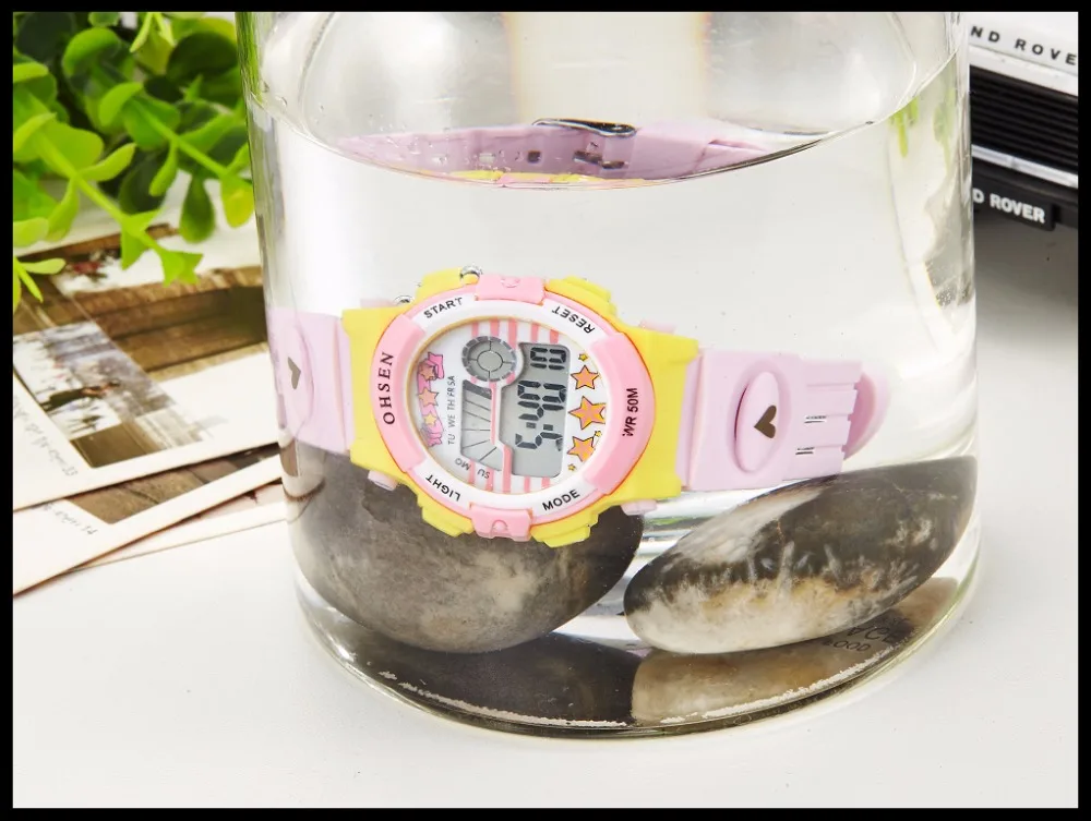 TOP 2017 OHSEN Brand Digital Quartz Watch Children Boy 50M Waterproof Watches Blue Silicone Strap LCD Backlight Alarm Clock (35)