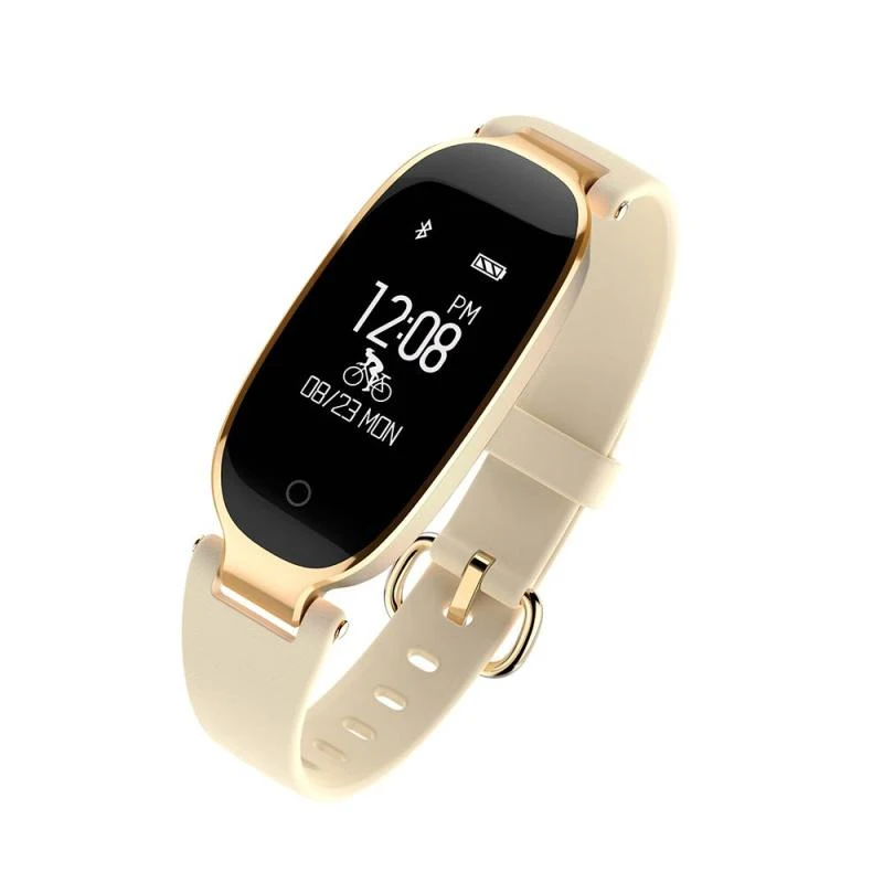 US $20.29 S3 plus S3plus Waterproof Lady Women Ladies Heart Rate Monitor Fitness Tracker Smart Watch watches smartband for Android IOS