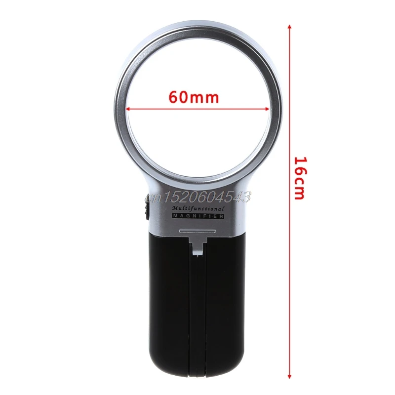 3X Desktop Handheld Reading Magnifier With LED Lights Magnifying Glass Foldable Optical Measuring Instruments R08 Drop ship | Инструменты