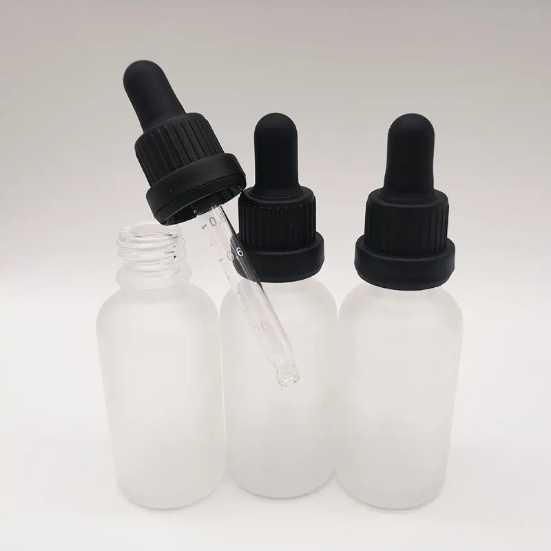 Set of 3 Refillable 30ml Liquid Dropper Bottles