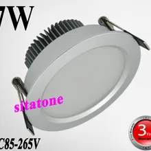 10 шт./лот FedEx Распродажа AC85-265V 7 Вт светодиодный свет вниз, SMD5730 7 Вт светодиодный потолочный светильник 3 года гарантии