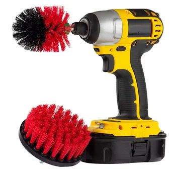 

2Pcs Drill Brush Washing Brushes Grout Power Scrubber Cleaning Brush Tub Cleaner Combo Tool Kit High Quality Household Cleaning