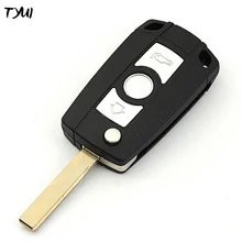 TYUI Replacement Flip Key Shells For font b BMW b font 3 5 Series Remote Modified