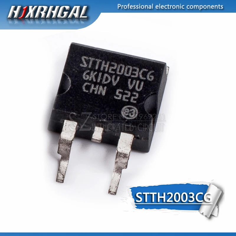 50 шт STTH2003CG К-263 STTH2003 TO263 hjxrhgal | Электронные компоненты и принадлежности