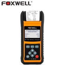 FOXWELL BT780 12 V 24 V Coche de GEL AGM Batería Probador del Analizador Con La Medición De la Resistencia Interna A Partir del Sistema de Carga