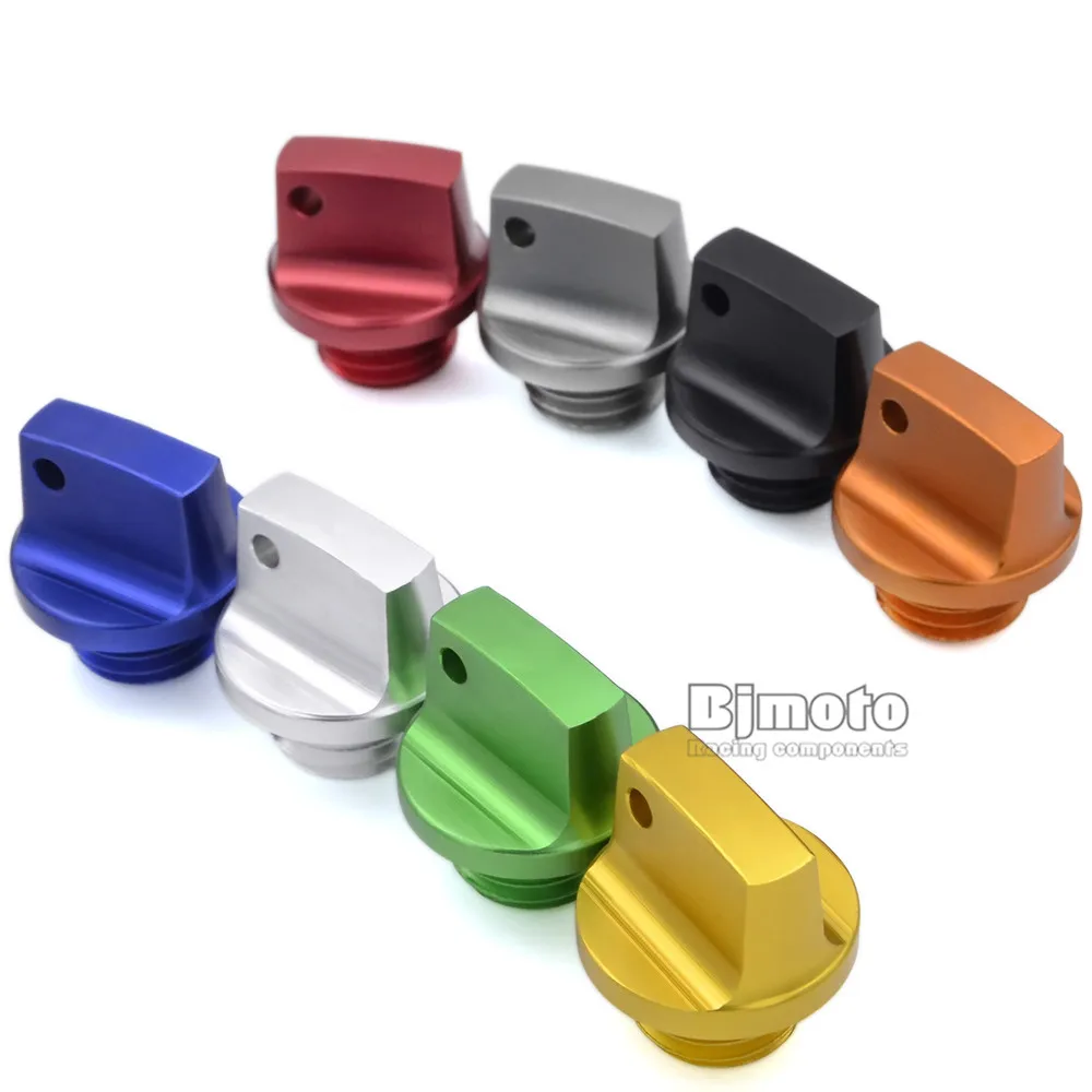 Motorcycle M202.5 CNC Aluminium Engine Oil Plug Filter Cover Cap For Yamaha Kawasaki Honda Ducati  (6)