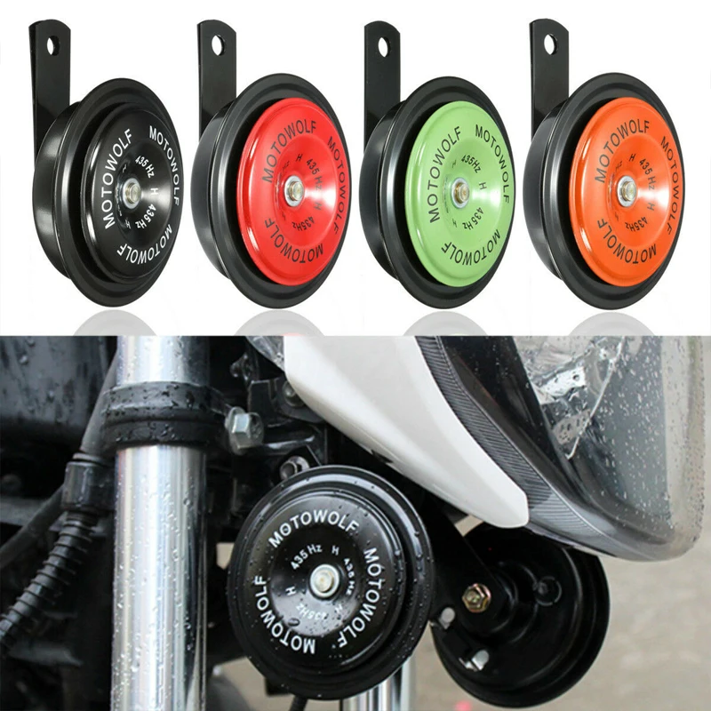 

Vehemo Metal for Motorcycle Horn Speaker Car Accessories Electronic Equipment Spare Parts Electrical System