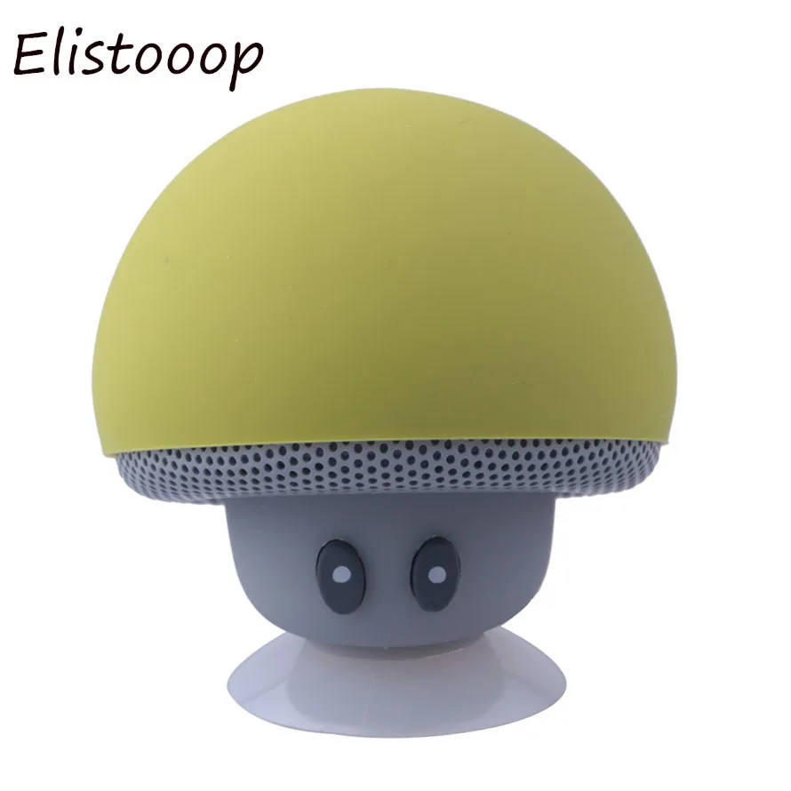 Elitooop новая мини Колонка в форме гриба Беспроводная Bluetooth 4 1 MP3 плеер микрофон