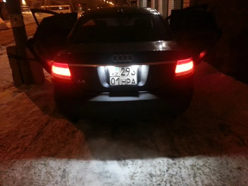 1 пара ошибок светодио дный номерной знак свет для Audi A3 S3 8 P A4 S4 8E H RS4 Q7 A6 A8|license plate