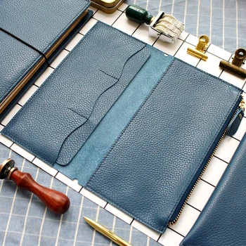 

Litchi Grain n05 Journal Card Pocket Organizer Pocket For Journal's Beautiful w44 w48 Notebook