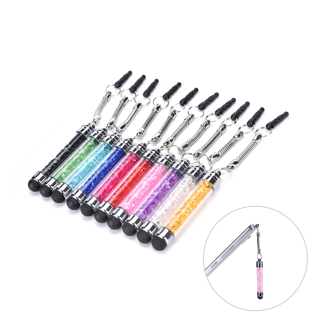 Universal Phones Stylus Styluses Pen Fashion Diamond Crystal Stylus