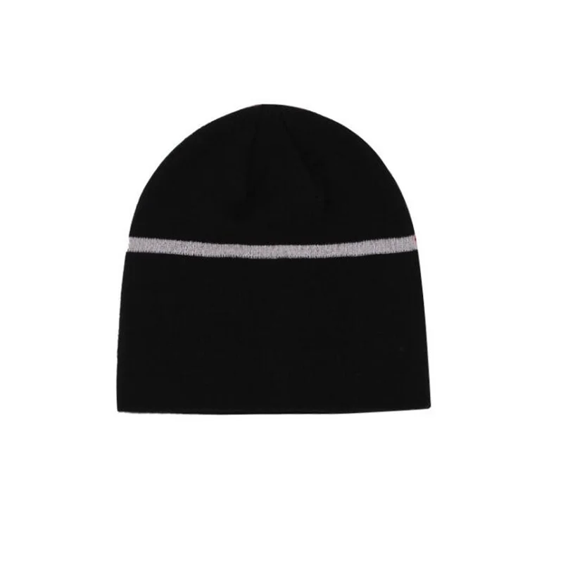 Reflective Beanie Hats for Men and Women Sports Night Running Caps High