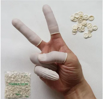 

260pcs Pack Safty Finger Cots Eyebrow Eyelash Extension Gloves Practical Disposable Anti Static Rubber Latex Beauty Nail Tool