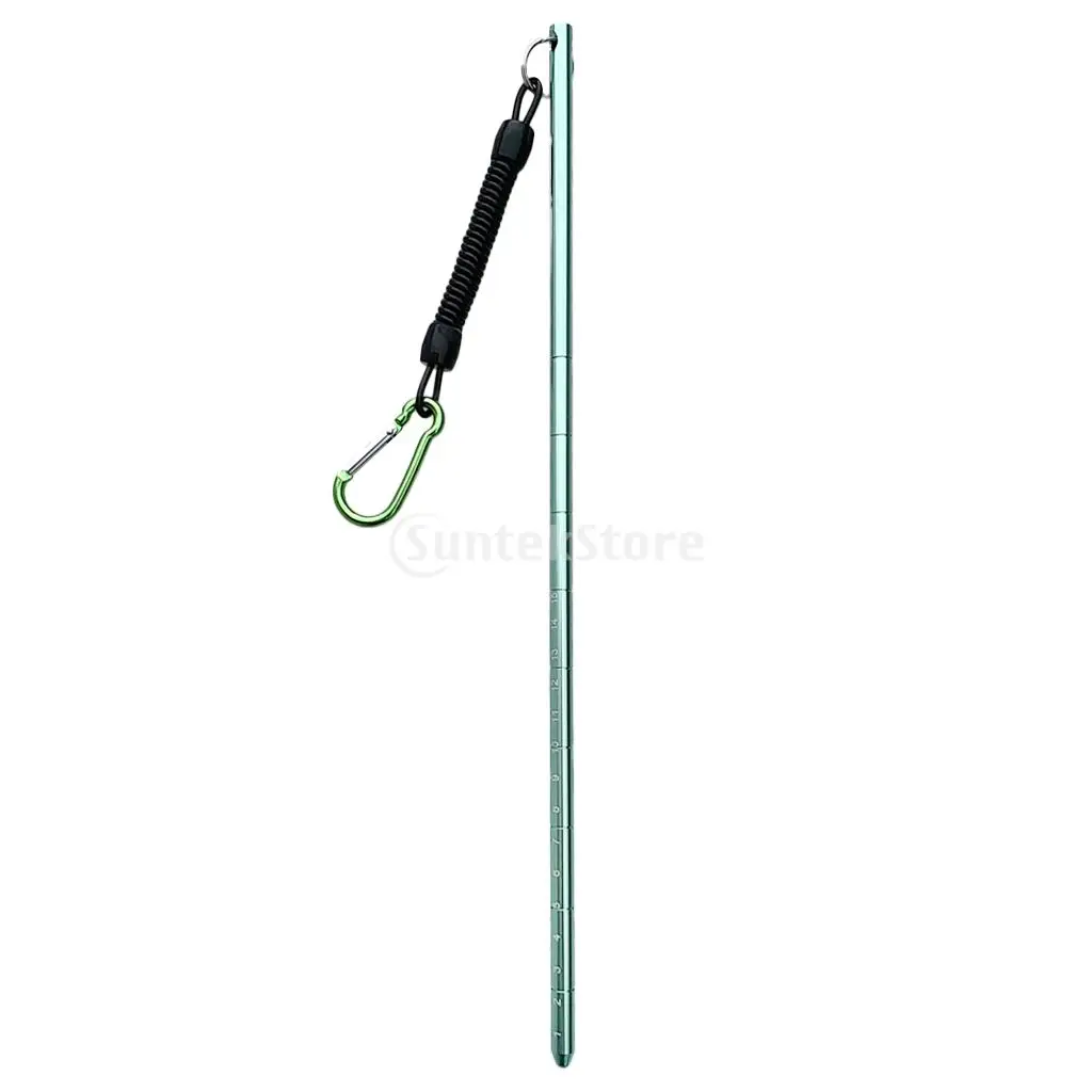 13.4'' Portable Universal Scuba Diving Diver Aluminum Lobster Tickle Pointer Stick with Bolt Snap Clip Safety Gear Equipment