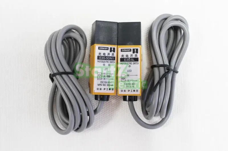 E3S-5DN1-5L NPN NO DC Photoelectric Sensor Switch Detection Distance 5m Correlation type no 5 pet xs s m l